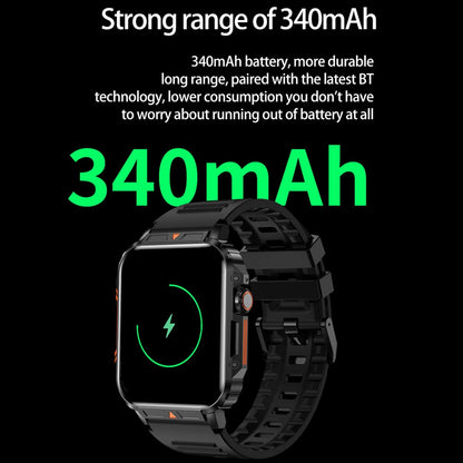 2024 New Military Man Smart Watch Outdoor 1.95 Bluetooth Call IP68 Waterproof Fitness Tracker for Android IOS