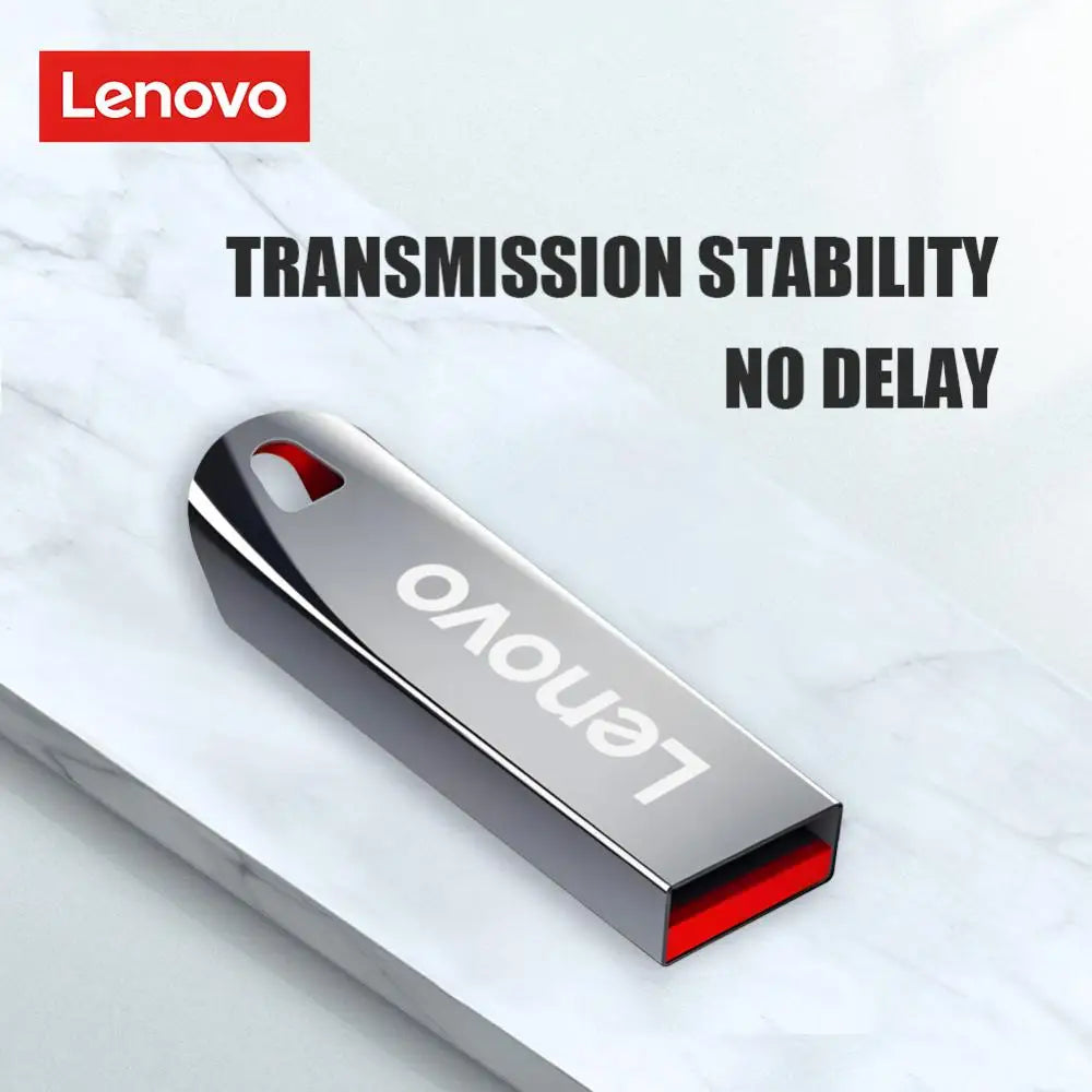 Lenovo High-Speed USB 3.0 Flash Drive 2TB Portable Metal Pendrive Waterproof Memory USB Flash Disk for PC Laptop