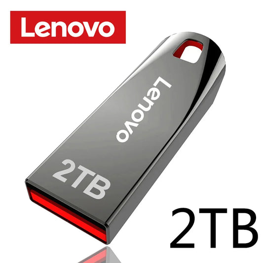 Lenovo High-Speed USB 3.0 Flash Drive 2TB Portable Metal Pendrive Waterproof Memory USB Flash Disk for PC Laptop