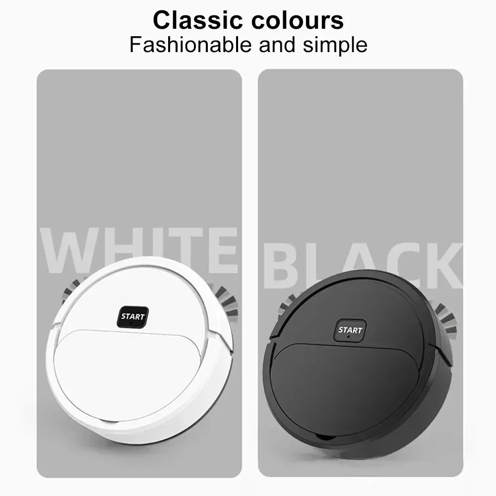 Portable Mini Home Floor Robotic Vacuum Cleaner 2024 Automatic Wet Dry Three-In-One Sweeping Machine for Home