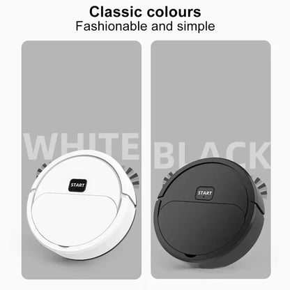 Portable Mini Home Floor Robotic Vacuum Cleaner 2024 Automatic Wet Dry Three-In-One Sweeping Machine for Home