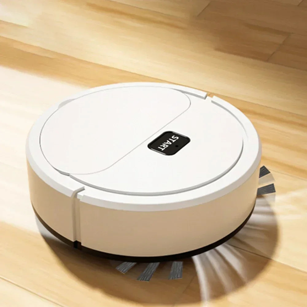 Portable Mini Home Floor Robotic Vacuum Cleaner 2024 Automatic Wet Dry Three-In-One Sweeping Machine for Home