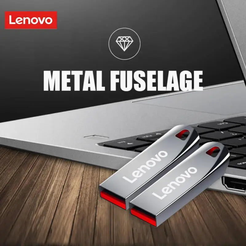 Lenovo High-Speed USB 3.0 Flash Drive 2TB Portable Metal Pendrive Waterproof Memory USB Flash Disk for PC Laptop