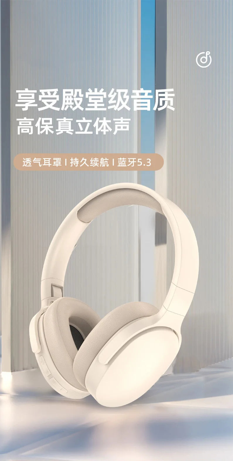 Xiaomi P2961 Wireless Bluetooth 5.3 Headphones with Earbuds Stereo HIFI Gaming Headset with Mic Compatible with Samsung iPhone Devices