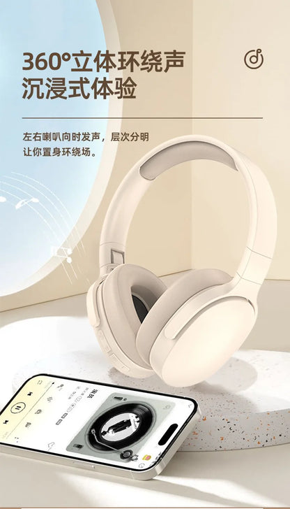 Xiaomi P2961 Wireless Bluetooth 5.3 Headphones with Earbuds Stereo HIFI Gaming Headset with Mic Compatible with Samsung iPhone Devices