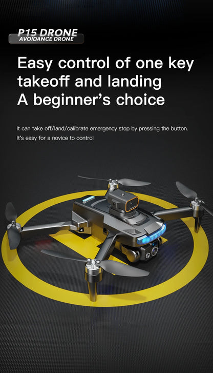 Xiaomi P15 Pro 8K GPS HD Aerial Photography Dual-Camera Drone with Omnidirectional Obstacle Avoidance Optical Flow Positioning