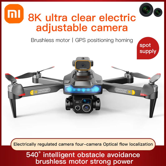 Xiaomi P15 Pro 8K GPS HD Aerial Photography Dual-Camera Drone with Omnidirectional Obstacle Avoidance Optical Flow Positioning