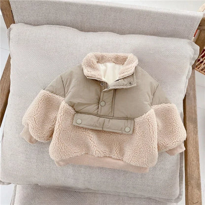 Winter Warm Sweatshirt for Boys Thick Casual Hoodie Ideal for Fall Autumn Outerwear Perfect Kids Christmas Coat