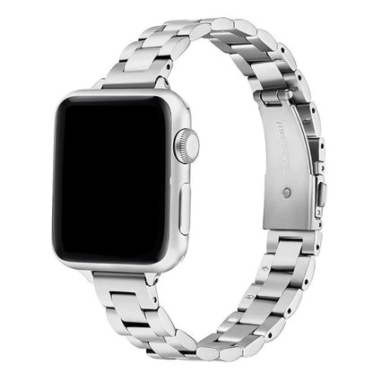 Stainless Steel Slim Loop Watch Band for Apple Watch with Eye-Catching Design Available in Multiple Sizes